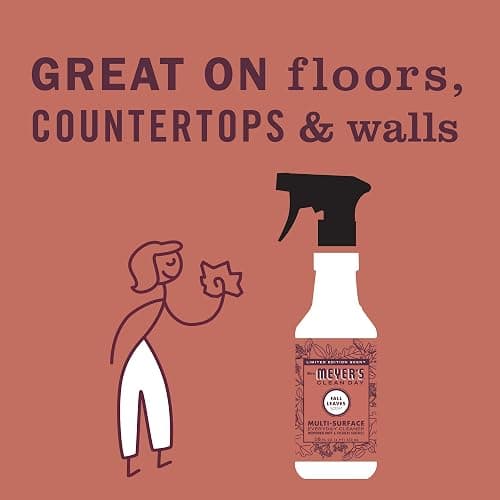 Mrs. MEYER'S CLEAN DAY Multi-Surface Everyday Cleaner, Fall Leaves Scent, 16 fl oz (Pack of 3) thumbnail 5
