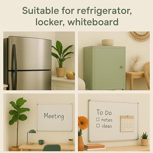 Cute Mini Vase Magnets for Fridge, Tiny Magnetic Glass Vases Refrigerator Accessories, Pot Magnet for Real Flowers, Funny Aesthetic Plant Pot Locker Office Kitchen Decoration, Small Magnet Bud Plant thumbnail 5