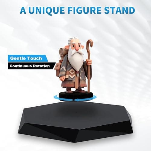 LeviOiia Levitating display stand, Magnetic levitation for collectibles and car models, Floating display for toys and figures, Hovering platform, Maglev rotating levitator and holder thumbnail 6