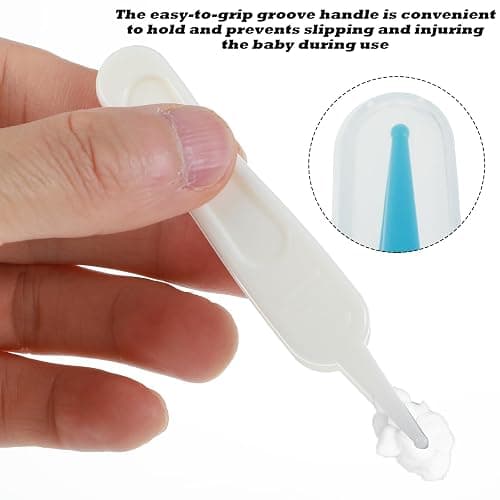 5 Pcs Nose Cleaning Tweezers, 5 Colors Baby Booger Picker with Round Head Effective Nose Picker Baby Ear Noses Navel Cleaner Clip for Babys Care thumbnail 5