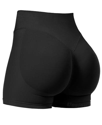 VOYJOY Women Workout Impact Shorts 2.5"/ 3.6"/ 4.5"/ 6" Scrunch Butt Lifting Gym Seamless Booty Biker Shorts - Image 1