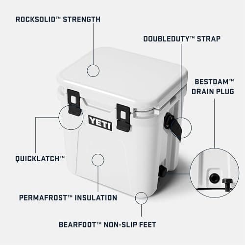 YETI Roadie 24 Hard Cooler 2.0 with DoubleDuty Shoulder Strap and Drain Plug thumbnail 2