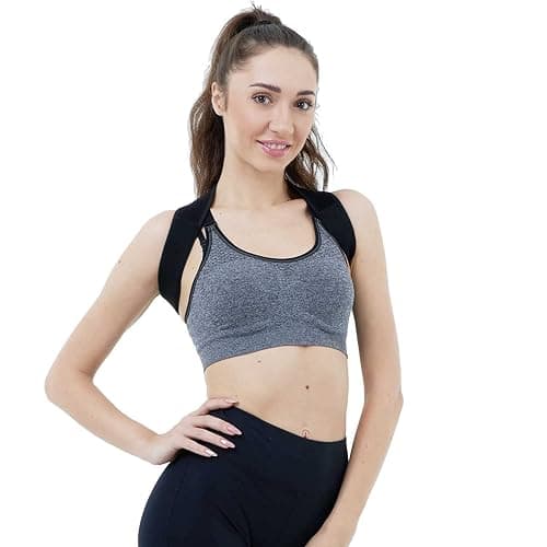 HLOES Posture Corrector for Women and Men,Adjustable Upper Back Brace, Breathable Back Support straightener, Providing Pain Relief from Lumbar, Neck, Shoulder, and Clavicle, Back. thumbnail 3