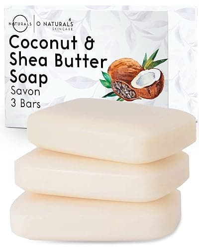 O NATURALS 3-Pack Organic Soap Bar 4oz each-100% Vegan Cold Process Body Wash Scented Premium Handmade Soap - Natural Soaps for Men Women, Face, Body - Coconut and Shea Butter - Mothers Day Gifts - Image 1