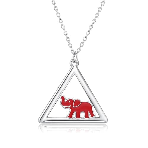 Red Elephant Necklace - Image 1