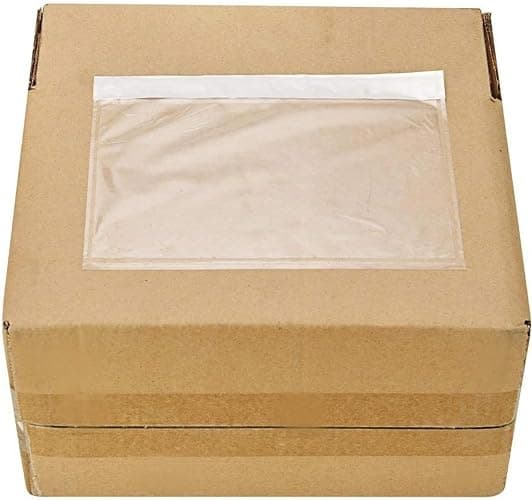 9527 Product 7.5" x 5.5" Clear Adhesive Top Loading Packing List/Shipping Label Envelopes (200 Pack) thumbnail 8