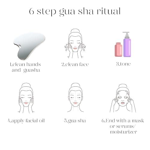 BAIMEI IcyMe Stainless Steel Gua Sha Facial Massager Tools |Relax Back Muscles | Face Sculpting | Daily Beauty Routine | Guasha Tool for Face|Skincare Gift for Women thumbnail 9