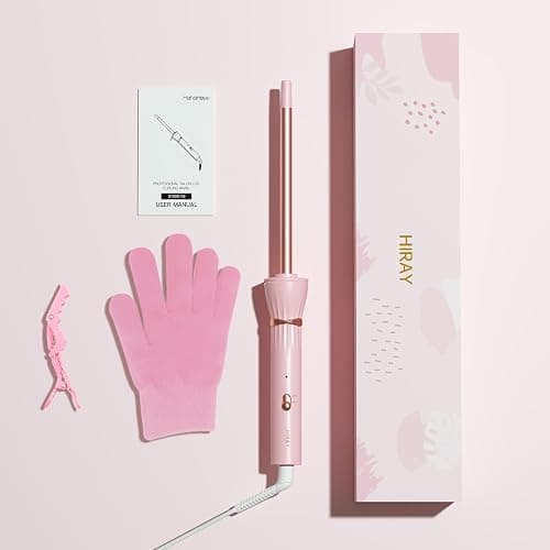 Hahahope 3/8 Inch Skinny Curling Iron & Wand, 9mm Mini Barrel for Short & Long Hair, Dual Voltage with 2 Heat Settings, Fast Heat Ceramic Curler thumbnail 7