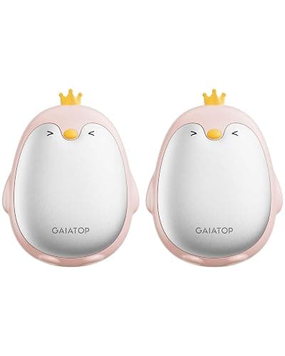 Gaiatop Magnetic Hand Warmers Rechargeable 2 Pack, 3 Settings Cute Pocket Penguin, Fast Hot Hands Reusable Portable Electric Heater for Camping Hunting Golf, Stocking Stuffers Gifts for Women Men - Image 1