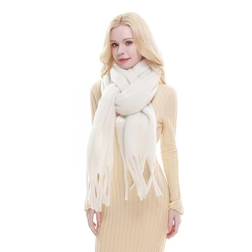 RIIQIICHY Chunky Scarf for Women Winter Warm Thick Scarves Oversized Blanket Scarf thumbnail 3