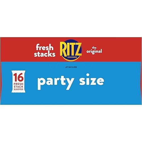 RITZ Fresh Stacks Original Crackers, Party Size, Christmas Stocking Stuffers, Holiday Crackers, 23.7 oz (16 Stacks) thumbnail 20