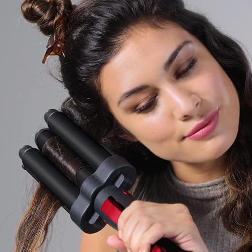 Revlon Wave Master Jumbo Waver (Three-Prong Jumbo Barrels, Tourmaline Ceramic Coating, 30 Heat Settings Up to 190°C) RVIR3056UK thumbnail 4