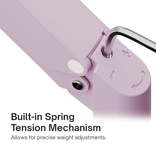 Pixio PS1S Wave Pink Single Monitor Arm Stand Desk Mount - Fits up to 32 inches Monitors and up to 19.8lbs. VESA Compatibility and Integrated Cable Management thumbnail 3