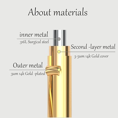 YURZA Gold Initial Rings for Women Non Tarnish Thumb Rings for Teen Girls 14K Gold plated for Women thumbnail 2