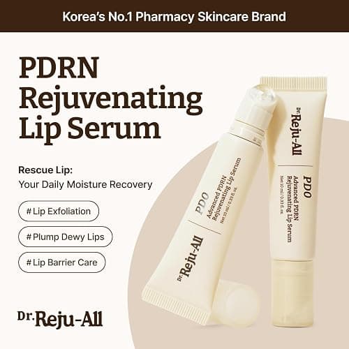 Dr.Reju-All Advanced PDRN Rejuvenating Lip Serum 0.3 Fl Oz | Hydrating Lip Balm, Lipozip PDRN for Glowy, Dewy Lips, Gentle Exfoliating Lip Moisturizer, With Hibiscus & Lactic Acid thumbnail 2