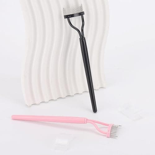 2 Pcs Eyelash Separator Tool Mascara Brushes Eyelash Comb Separator Definer Lash Comb for Combing, Separating Lashes thumbnail 5