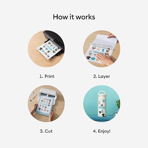 Cricut Joy Xtra Printable Waterproof Sticker Set- White thumbnail 5