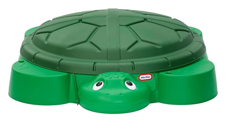 Little Tikes Turtle Sandbox, for Boys and Girls Ages 1-6 Years - Image 1