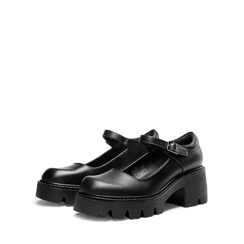 DREAM PAIRS Women's Mary Janes Shoes Platform Dress Low Heel Chunky Pumps Round Toe Ankle Strap Pumps Shoes Oxfords Esther thumbnail 6