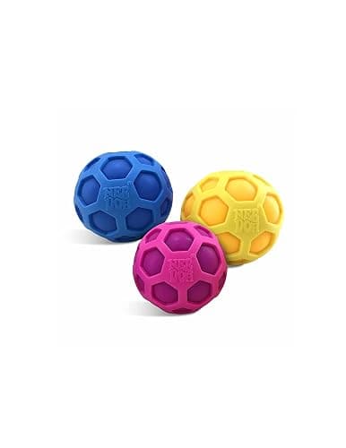 Atomic Nee Doh...Groovy Glob! Squishy, Squeezy, Stretchy Stress Fidget Balls Blue, Yellow & Pink Complete Gift Set Party Bundle - 3 Pack thumbnail 8