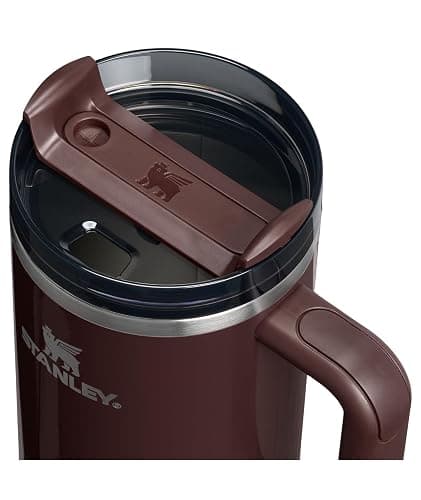 STANLEY Quencher H2.0 Tumbler with Handle and Straw 40 oz | Flowstate 3-Position Lid | Cup Holder Compatible for Travel | Insulated Stainless Steel Cup | BPA-Free | Mahogany Gloss thumbnail 3