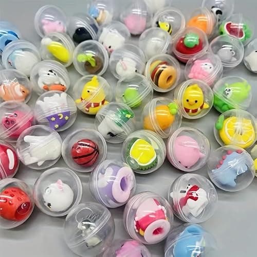 50pcs Adorable Mini Kawaii Capsule Toys Collection Perfect for Sharing Educational Great for Kids Boys Girls Goodie Bag Christmas Stocking Stuffers Treasure Box Classroom Prizes Carnival Gifts thumbnail 3