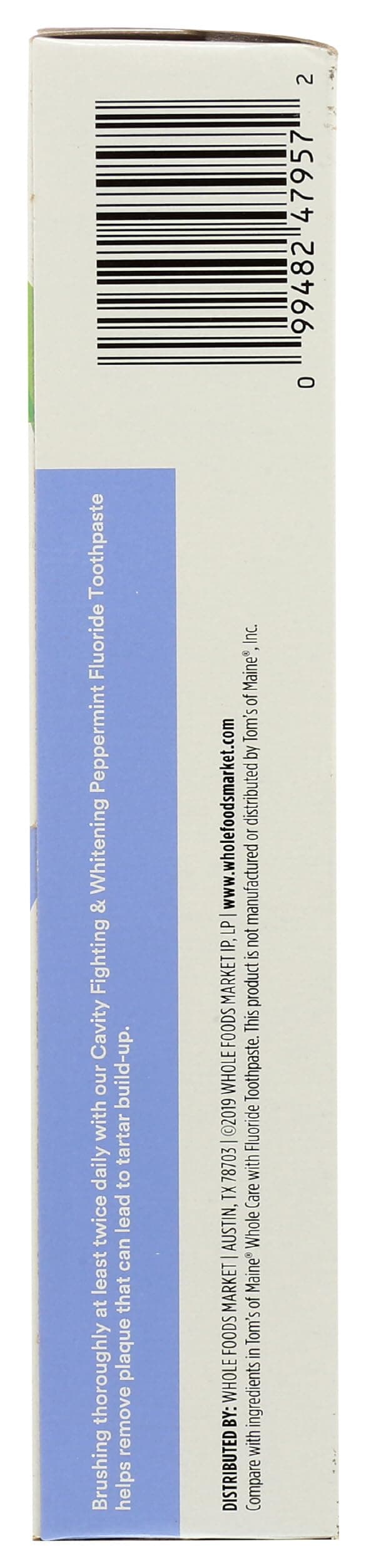 Fluoride Toothpaste, Cavity Fighting & Whitening, Peppermint Flavor, 5.5 Ounce thumbnail 5