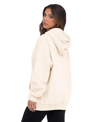 Womens Oversized Hoodies Fleece Loose Hooded Sweatshirt Fall Winter Outfits 2025 Trendy Clothes thumbnail 5