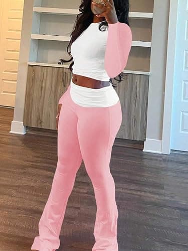 Nimsruc Lounge Sets For Women 2 Piece Outfits Fall Comfy Tracksuits thumbnail 3