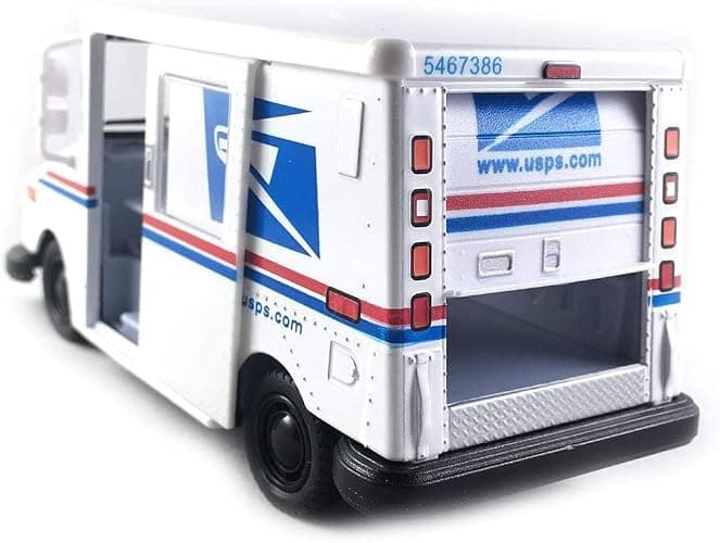 KiNSMART - UPS Mercedes-Benz Sprinter + United States Postal Mail Truck Grumman LLV 5 Inch Die Cast Metal Model Toy Van & Trucks SetOf2 thumbnail 5