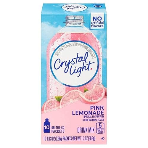 Crystal Light Drink Mix - 2 Boxes - 20 Packets (Pink Lemonade) - Image 1