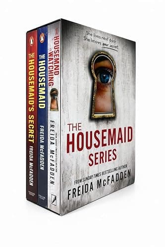 The Housemaid 3-Book Box Set Thriller Bundle -The Housemaid, The Housemaid’s Secret & The Housemaid Is Watching By Freida McFadden Crime, Suspense and Domestic Thriller Collection thumbnail 2