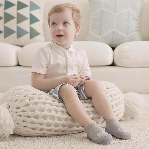 Bearbay Baby Sock Shoes Baby Walking Shoes Infant Non-Slip Breathable Slippers with Soft Rubber Sole Baby Boys Girls Sneakers thumbnail 3