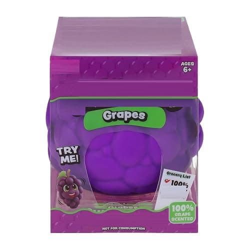 MLUTJINOO Purple Grape Scented Squeeze Stress Ball, Soft Slow Rising Squeeze Toys, Relaxation Squeeze Toys for Student and Adults,Grapes - Image 1