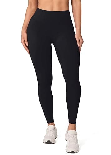UNISSU Hugluxe No Front Seam High Waisted Yoga Leggings for Women Buttery Soft Comfy Casual Butt Lift Workout Pants - 25'' - Image 1