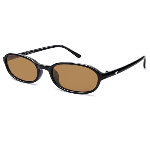 VANLINKER Trendy 90s Slim Thin Rectangle Sunglasses for Women Men Retro Small Vintage Cute Shades VL9918 thumbnail 2
