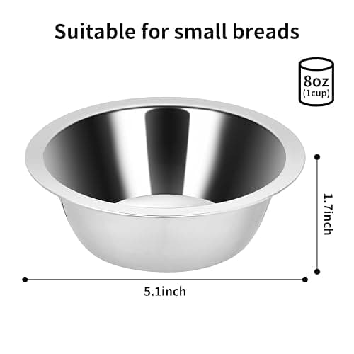 Fri4Free 2PCS 8oz Stainless Steel Hanging Kennel Water Bowls | Easy to Use, No Spill, Fits Small Crate Kennel Cage Catio, For Dogs Puppies Cats Small Pet, Food & Water Feeding Holder thumbnail 2
