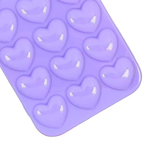 DMaos for iPhone 16 Plus Case for Women, 3D Pop Bubble Heart Gel Cover, Cute Girly for iPhone16 Plus 6.7 inch - Lavender thumbnail 5
