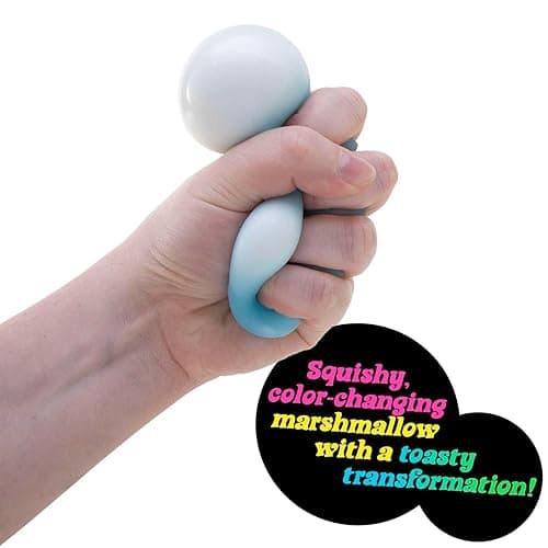NEEDOH Mello Mallo - Marshmallow Fidget Toy For Kids, Nee Doh Stress Balls, Squishy Fidgets, Sensory Squidgy Toys For Anxiety Relief, Safe Non-Toxic Dough Texture, Age 3 Year Olds + thumbnail 7