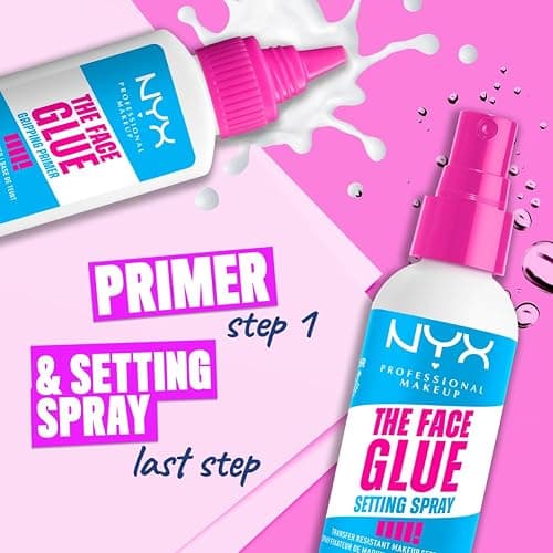 NYX Professional Makeup Gripping Primer, Per Tutti i Tipi di Pelle, Azione Idratante e Grip, Pelle idratata fino a 24H, Con Sciroppo d'Acero e Acido Poliglutammico, The Face Glue, 35 ml thumbnail 2