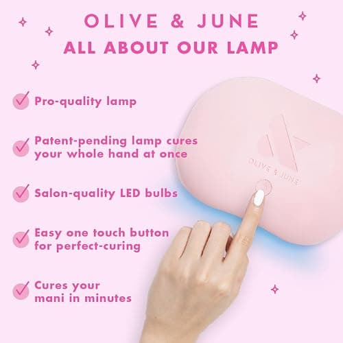 Olive & June Gel Polish Base Coat | UV LED Nail Lamp Needed | Long Lasting Formula | Up to 21 Days of Wear | No Damage Removal | Salon-Quality Manicure Pedicure at Home |Vegan HEMA-Free Cruelty-Free thumbnail 7