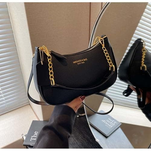 VTYFRY Crossbody Bags for Women Trendy Crescent Shoulder Underarm Small Purse Retro Classic Hobo Clutch Handbag Fashion Y2K thumbnail 3