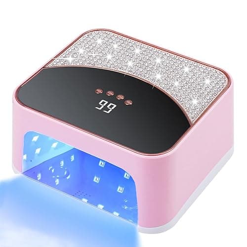 JYDFYP 268W UV LED Nail Lamp, Gel for Nail Polish UV Dryer with 4 Timers 45Pcs Lamp Beads and Automatic Sensor Professional Fast Curing Art Tools - Image 1