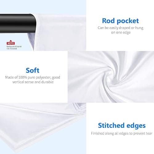 Neewer 10 x 12FT PRO Photo Studio (Background ONLY) - White thumbnail 6
