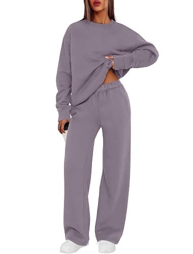 XIEERDUO Sweatsuits Women 2 Piece Outfit Matching Lounge Sets Fall Outfits 2025 Fashion Clothing Crewneck Track Suits - Image 1