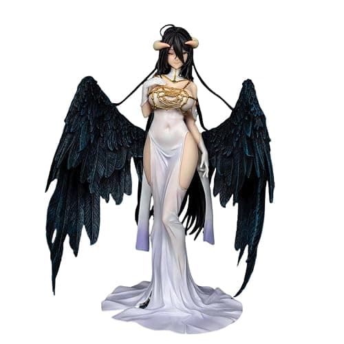 RZAHUAHU Albedo 1/7 Figur Overlord Anime Model Girl PVC Action Figuren 24CM - Image 1