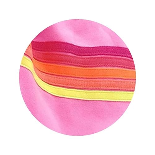 2 Piece Lounge Sets for Women Summer Rainbow Striped Tops Casual Shorts Color Blocked Suit Sweatshirts Set thumbnail 3