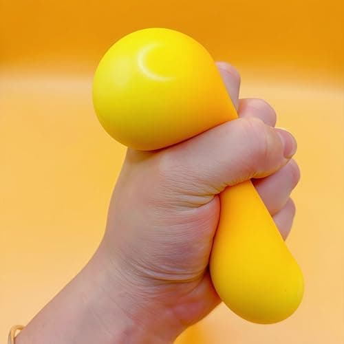 Gold Mango Squishy, Fast Rising Stress Relief Simulation Fruit, Anxiety Sensory Stress Squishy Hand Toys, Soft Squishy Stress Balls, Classroom Prizes, Calming Adults Fidget Toys thumbnail 6