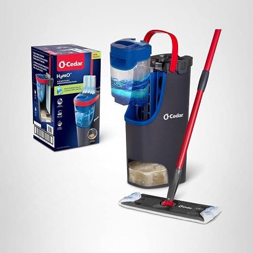 O-Cedar H2prO Flat Mop System | Quick Everyday Cleaning | Dual-Tank Fresh Water System | Machine Washable Reusable Microfiber Mop Pad | Safe on Hardwood, Tile & Vinyl Floors thumbnail 18