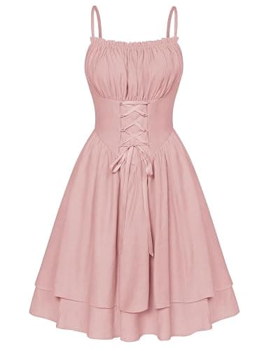 Scarlet Darkness Corset Mini Dress for Women Teens Fairy Chiffon Sundress Graduation Dresses - Image 1